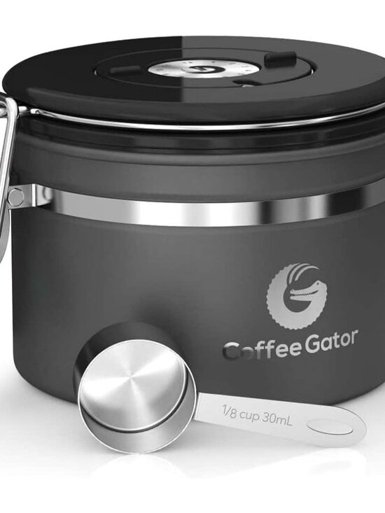 Other - Coffee Canister, 11oz Airtight Stainless Steel Kitchen Food Storage Container wi